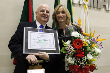 Entrega do título de Cidadão Canoense ao juiz Paulo Irion