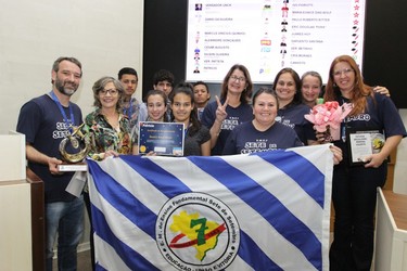 Homenagem aos alunos da EMEF Sete de Setembro
