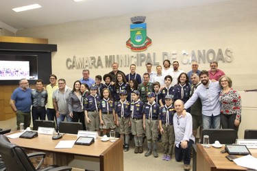 Homenagem ao Grupo Escoteiro Tibiriçá